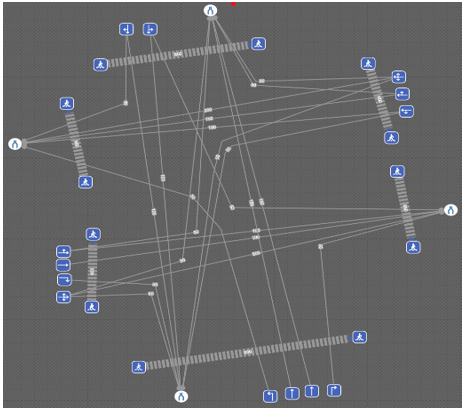 Пример моделирования перекрестка при выделении отдельного цикла светофора с целью координации движения по ТКК